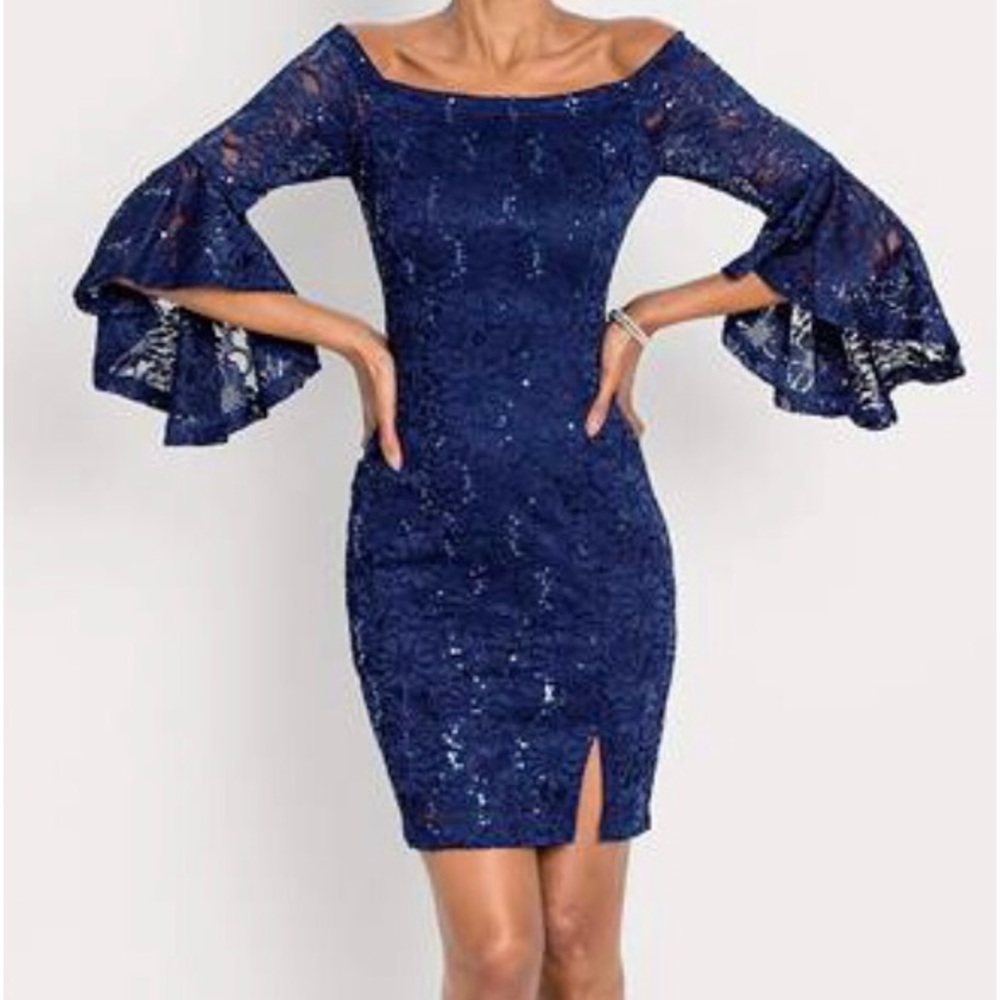 Venus sequin lace cocktail dress size 12